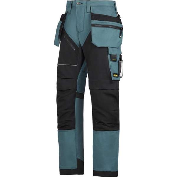 Snickers Ruffwork werkbroek 6202-5104 Petrol/Black mt.58