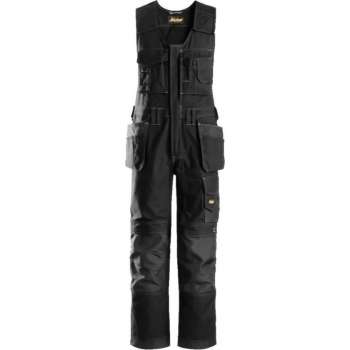 Snickers bodybroek met holsterzakken - Workwear - 0214 - zwart - maat 56