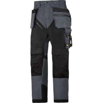 Snickers Ruffwork werkbroek 6202-5804 SteelGrey/Black mt.56