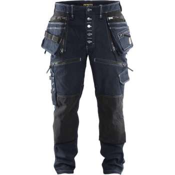 Blaklader 1999 Werkbroek Baggy Denim Stretch Marineblauw/Zwart