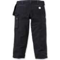 Werkbroek Carhartt Men Washed Duck Multipocket Pant Black 34 X 34