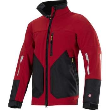 Snickers WINDSTOPPER Soft Shell Jack - 8888-1604 - Chili rood/Zwart maat M