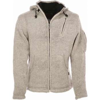 Pure Wool herenvest WJK 1323 Ecru - ecru - S