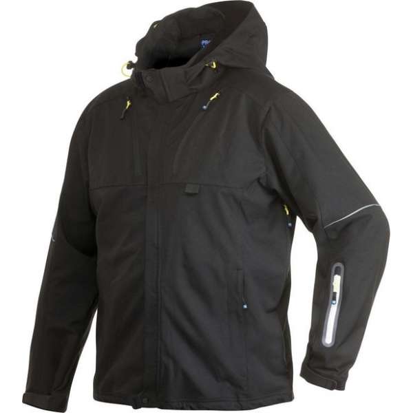 Projob 3406 Softshell jas Zwart maat S