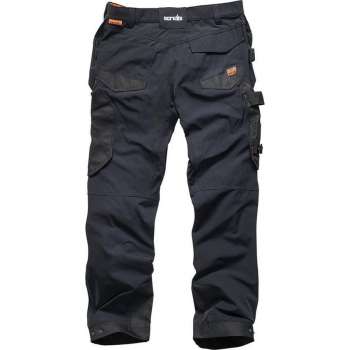 Scruffs Pro Flex Plus werkbroek, zwart maat 40R(UK) - 56M(EU)