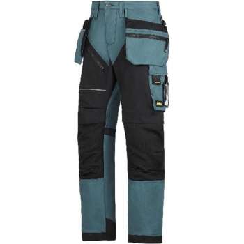 Snickers Ruffwork werkbroek 6202-5104 Petrol/Black mt.60