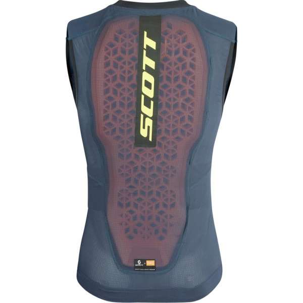 Scott Airflex M'S Light Vest Protector Blue Nights/Lime Yellow - M