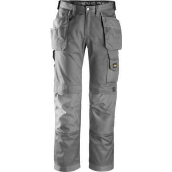 Snickers Workwear DuraTwill Broek met holsterpockets 3212 grijs 104