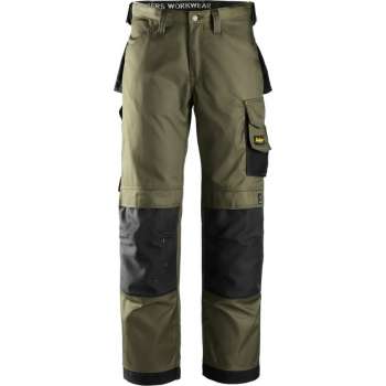 Snickers Workwear DuraTwill Broek Groen 52 3312 (Jeansmaat 36/32)