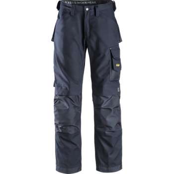 Snickers Workwear Canvas+™ Broek Donkerblauw 100