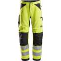 Snickers LiteWork Hi-Vis Work Werkbroek+ CL.2 6332 - Mannen - Oranje/Geel - 50