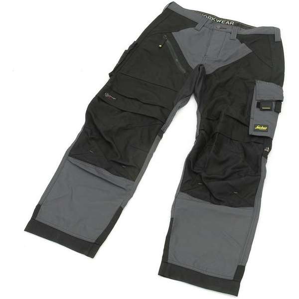 Snickers RuffWork werkbroek 6303-5804 SteelGrey/Black mt.56