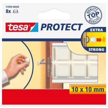 Tesa Protect Beschermblokjes - Wit - 10 x 10 mm