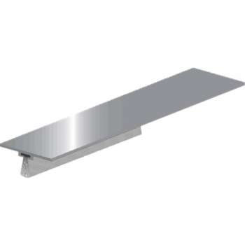 Ellen Dorpelstrip onzichtbaar aluminium dbs 100cm