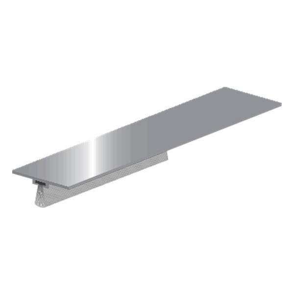 Ellen Dorpelstrip onzichtbaar aluminium dbs 100cm