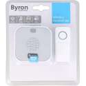 Byron Wireless Doorbell Set Wit - Werkt op batterij - Draadloos -