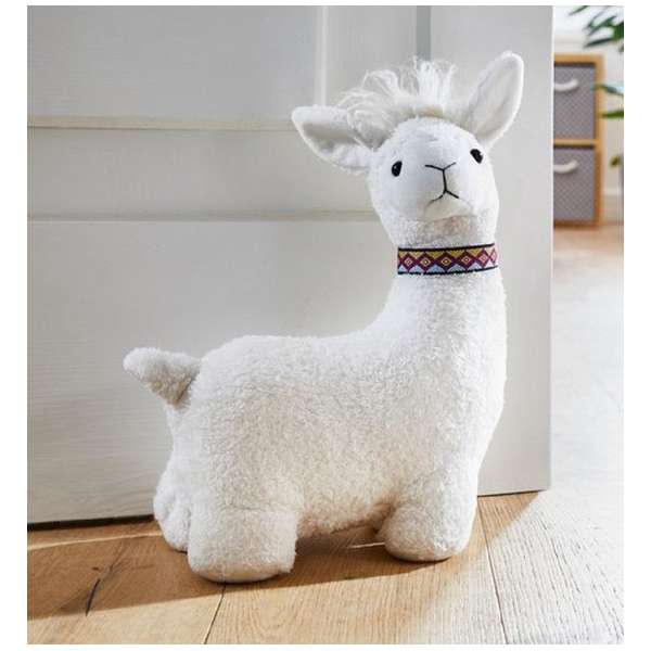 Deurstopper Alpaca wit 30 cm