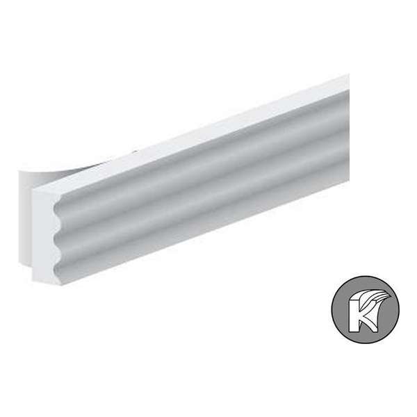 Ellen Zelfklevende Tochtstrip - E-Profiel - 7.5M x 9MM - Wit