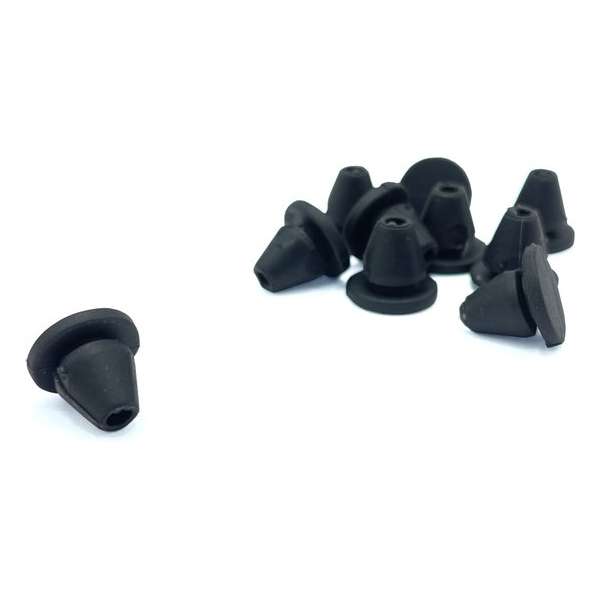 Berkvens Kozijnbuffer zwart - rubber dopjes stalen kozijn - 2mm (per 10 stuks)