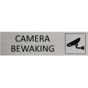 Aluminium Deurbordje Camerabewaking 165x45mm met tape