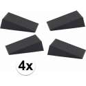 Ben Tools Deurstopper - 6x1,6x7 Cm - 4 Stuks - Rubber