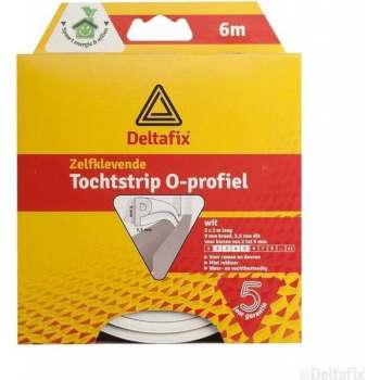 Deltafix o-tochtstrip 147 wit