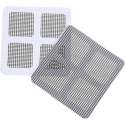 Hor Reparatie Tape - Hor Reparatie Patches - Zelfklevend - Repareer Vliegenhor - Hor Reparatie Set - 10cm  x 10cm - Grijs