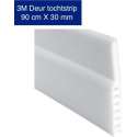 KD | Sterke Deur tochtstrip 3M| 90 cm X 3 cm | 1 stuk | Vocht, wind en water werend | Wit