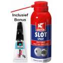 Griffon - Slotspray - Sloten Spray - Slot Spray - Sleutelspray - Smeermiddel - Inclusief Bison secondelijm