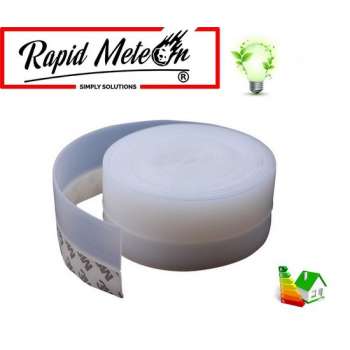 Tochtstrip / Tochtwering / Tochtstopper - 5 meter - Voor deuren en ramen - zelfklevend - Energie besparen - Rapid Meteor®