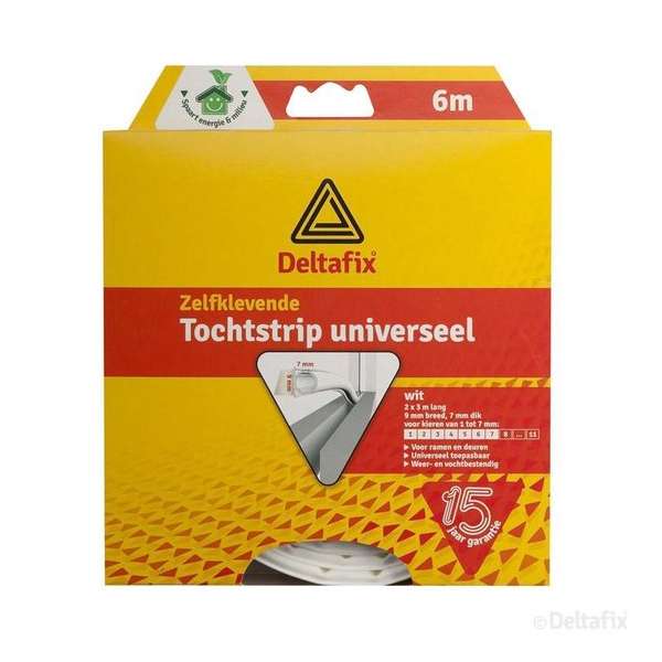 Tochtstrip Universeel Tp 6 M 9 mm Transparant