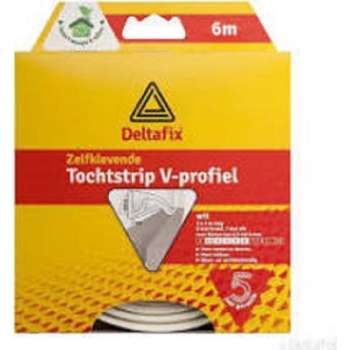 Tochtstrip V-profiel  bruin