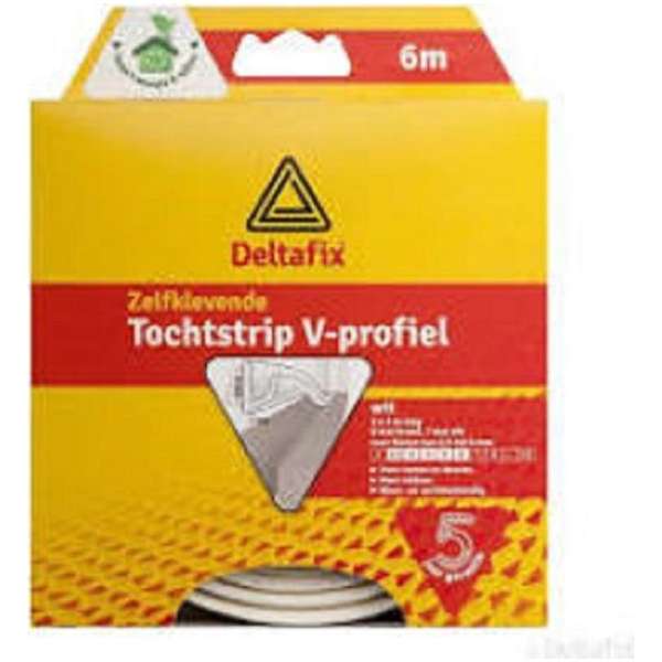 Tochtstrip V-profiel  bruin