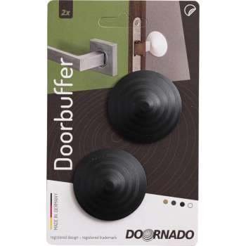 Doornado mini Deurbuffer Mud(antraciet) 2 stuks