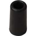 1x stuks deurstopper / deurbuffer rubber zwart 75 mm