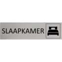 Aluminium Deurbordje Slaapkamer 165x45mm met tape