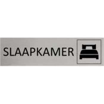 Aluminium Deurbordje Slaapkamer 165x45mm met tape