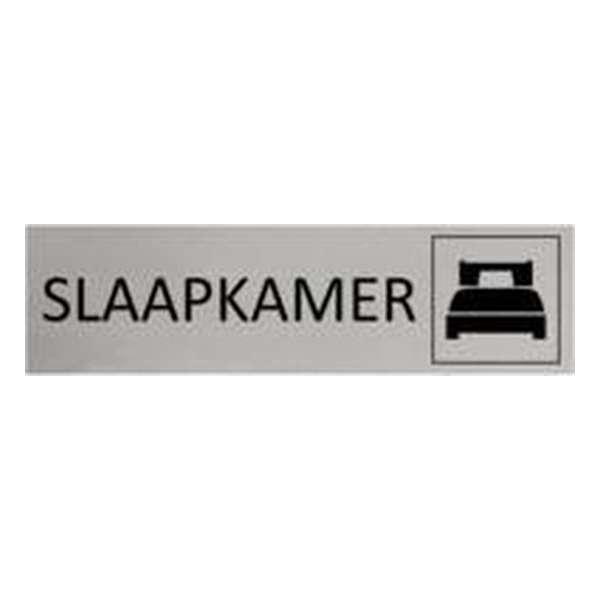 Aluminium Deurbordje Slaapkamer 165x45mm met tape