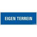 Pickup bord 33x12 cm - Eigen terrein