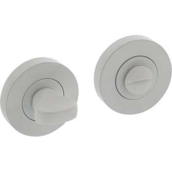 Intersteel Rozet met toilet-/badkamersluiting rond ø52x10 mm wit