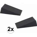 Ben Tools Deurstopper - 6x1.6x7 Cm - 2 Stuks - Rubber