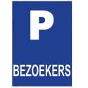 Bordje - Parkeren - Bezoekers