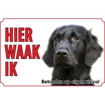 Bord - Hond Flatcoated Retriever