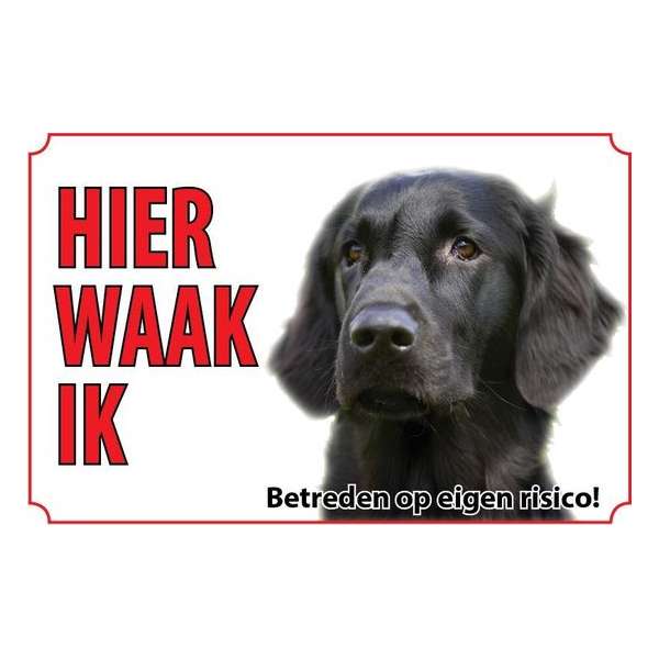 Bord - Hond Flatcoated Retriever