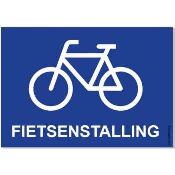 Bordje - Fietsenstalling