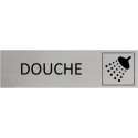 Aluminium Deurbordje Douche 165x45mm met tape