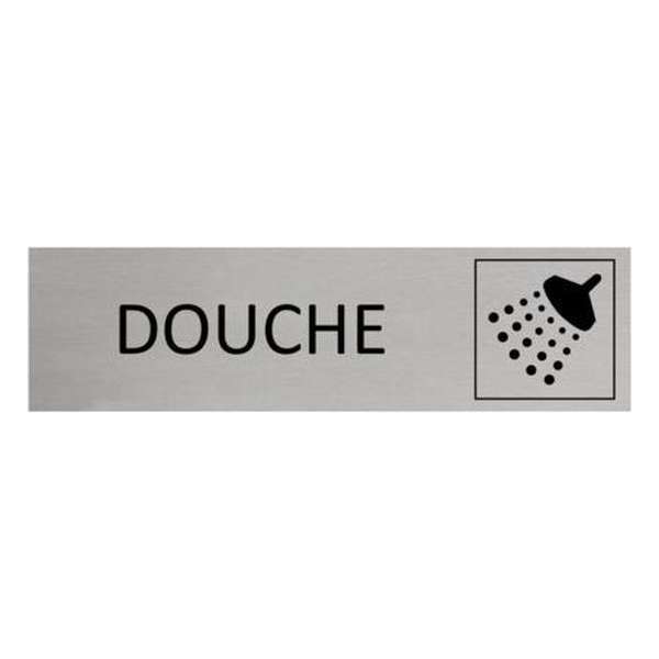 Aluminium Deurbordje Douche 165x45mm met tape