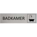 Aluminium Deurbordje Badkamer 165x45mm met tape