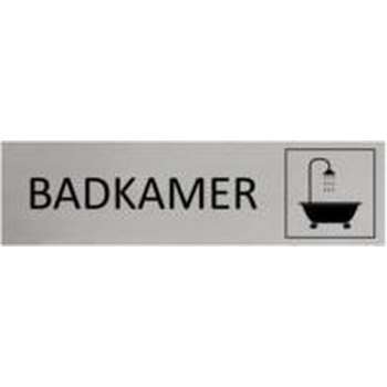 Aluminium Deurbordje Badkamer 165x45mm met tape