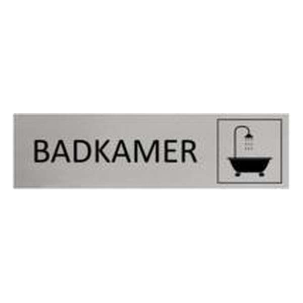 Aluminium Deurbordje Badkamer 165x45mm met tape